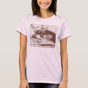 Camiseta Homens em Chamada