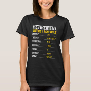 Camiseta Homens em Reforma Agendamento Semanal
