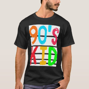 Camiseta Homens em roupa infantil dos anos 90 Vintage Retro