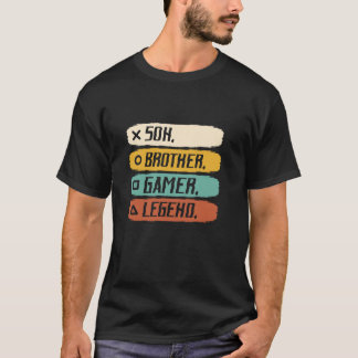 Camiseta Homens Engraçados Crianças Filho Irmão Vídeo Legen