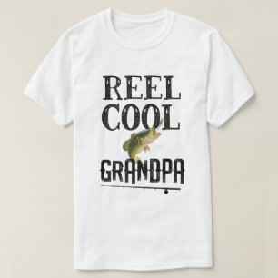 Camiseta Homens engraçados do vovô da chalaça da pesca d