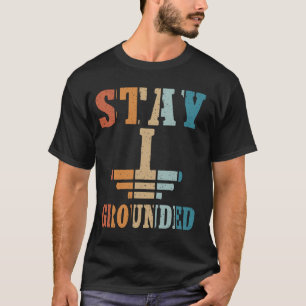 Camiseta Homens Engraçados Gro de Estada Elétrica do Engenh