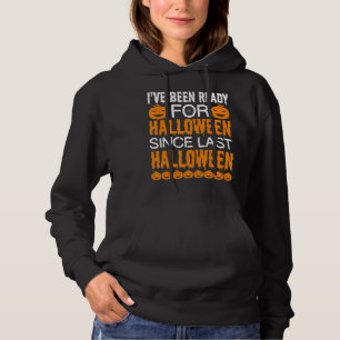 Camiseta Homens Estou Pronto Para O Halloween Desde O Últim