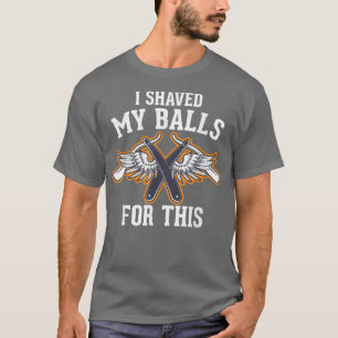 Camiseta Homens Eu Rastei Meus Testículos Para Esta Festa d