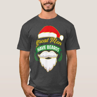 Camiseta Homens excelentes Têm Bebidas Papai Noel