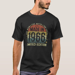 Camiseta Homens Feitos Em 1966, Homem Mito Legenda, Present