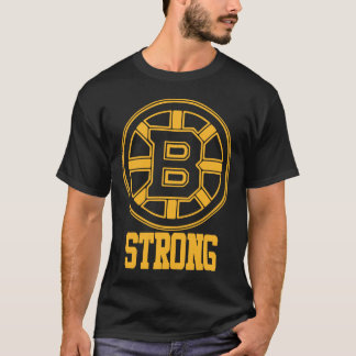 Camiseta Homens fortes dos Bruins do hóquei do tributo da