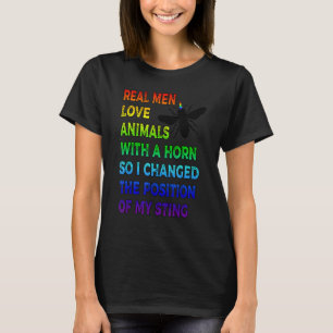 Camiseta Homens Gay Orgulhosos Orgulhem Gay LGBTQ Engraçado