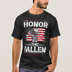 Camiseta Homens honram o veterano caído combate militar