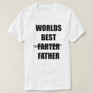 Camiseta Homens Humorosos Mais Fartos do Mundo (Pai)