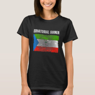 Camiseta Homens Impressão da Guiné Equatorial desapontados