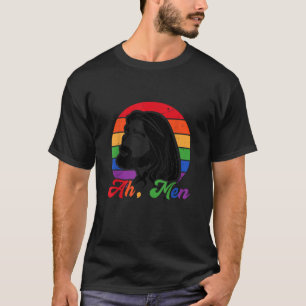 Camiseta Homens Jesus Cristo Gay Funny LGBTQ Prid