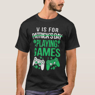 Camiseta Homens Jogadores Jogando Jogos Jogando Rua Patrick