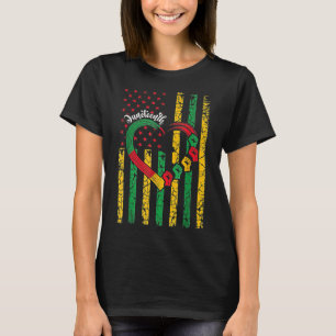 Camiseta Homens Juneteenth Mulheres Juneteenth Afro-America