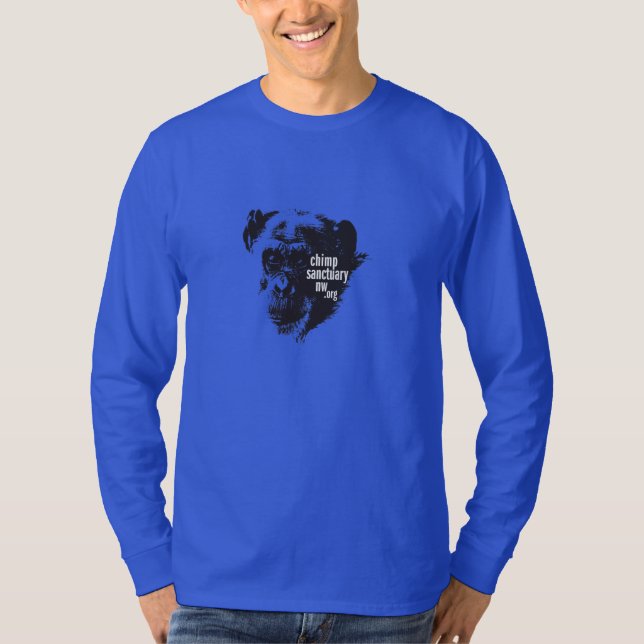 Camiseta Homens longos da Capa/camisa unisex do nanowatt do (Frente)