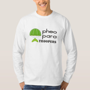 Camiseta Homens longos da Capa T