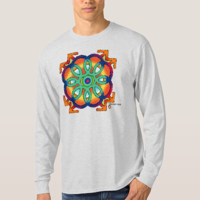 CAMISETA HOMENS MANDALA (Frente)