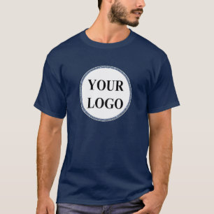 Camiseta Homens Marido TShirt ADICIONAR SEU LOGOTIPO Quando