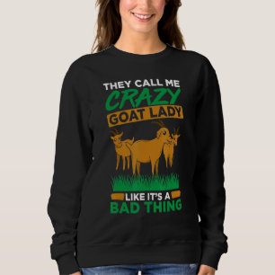 Camiseta Homens Me Chamam de Louca Senhora das Cabras Como 