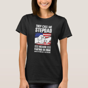 Camiseta Homens me chamam de padrastro porque parceiro no c