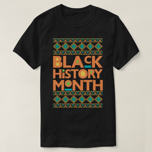 Camiseta Homens Melanin Homens da História Negra Bruh Sista (Frente do Design)