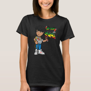 Camiseta Homens Melanina, Artistas Da Pintura De Pulso Negr