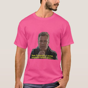 Camiseta Homens Meninos Jesus Oração Talladega Noites R