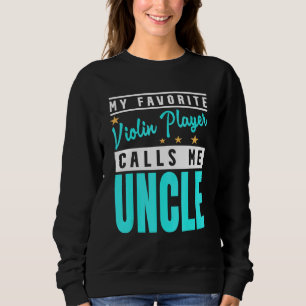 Camiseta Homens Meu Tocador de Violino Favorito Me Chama de