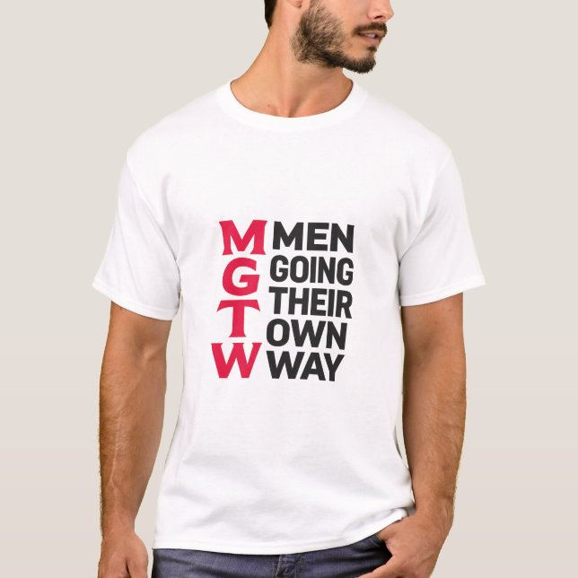 Camiseta homens mgtow  (Frente)