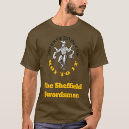Camiseta Homens Morris Saltam à Ação Ilustração Vintage Div