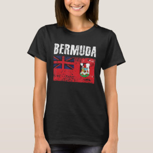 Camiseta Homens Mulheres Bermudas Orgulho Nacional Aflição