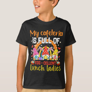 Camiseta Homens Mulheres Coelho de Páscoa Senhora do Almoço