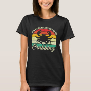 Camiseta Homens Mulheres Crianças Caranguejos Caça Pesca Ca