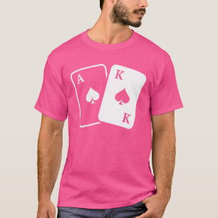 Camiseta Homens Mulheres Retro Poker Gamer Vintageech Diver