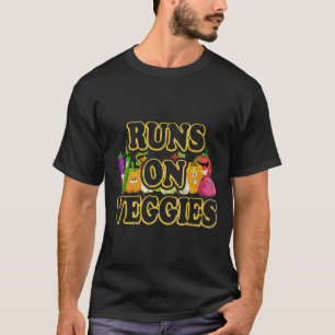 Camiseta Homens Mulheres Veganos Legais Correm Em Legumes V