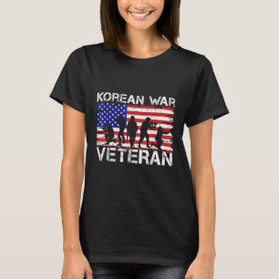 Camiseta Homens Mulheres Veteranos da Guerra da Coreia
