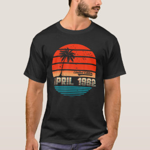 Camiseta Homens Mulheres Vintage 1962 Festa de BDAY Havaian