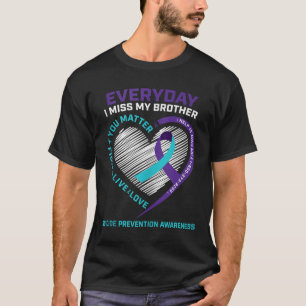 Camiseta Homens Mulheres Você Prevene Irmão Sensibilização