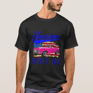 Camiseta Homens Musculares Americanos Mulheres Adultos Cria