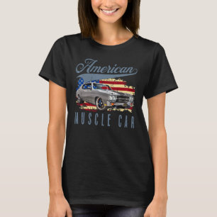 Camiseta Homens Musculares Americanos Mulheres Adultos Cria