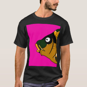 Camiseta Homens Natal Papai Robalo Peixe Engraçado Pescaria