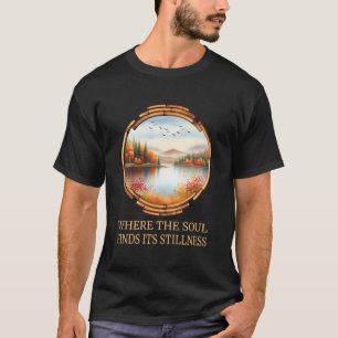 Camiseta Homens negros da paz interna