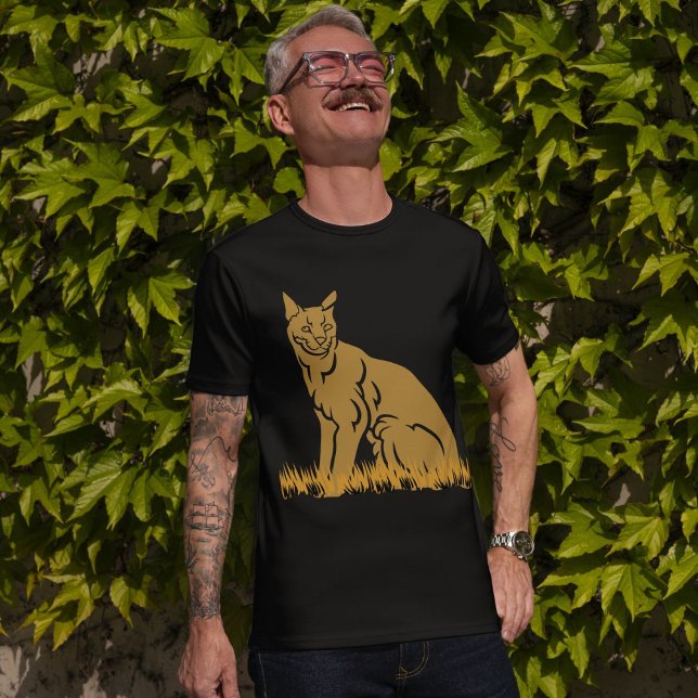 Camiseta Homens Negros do Servo Selva (Criador carregado)