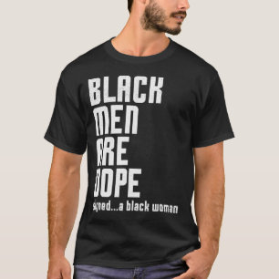 Camiseta Homens Negros São História Negra Drogada Mês 12