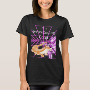 Camiseta Homens O Corgi Infinitamente Falkor Falcorg Cute C