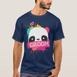 Camiseta Homens O NOIVO - Homens Solteirão Festa de Despedi