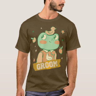 Camiseta Homens O NOIVO  Homens Solteirão Festa de Despedid