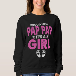 Camiseta Homens Orgulhosos Novo Pap É Um Sexo De Menina Rev