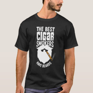 Camiseta Homens Os Melhores Fumadores De Cigarros Tinham Be