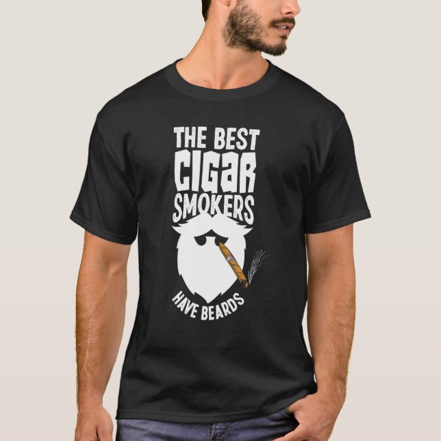 Camiseta Homens Os Melhores Fumadores De Cigarros Tinham Be (Frente)